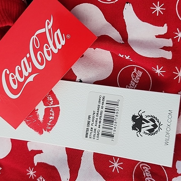 NWT Wildfox winter coke fifi Coca-Cola polar bear sweatshirt - Picture 2 of 6